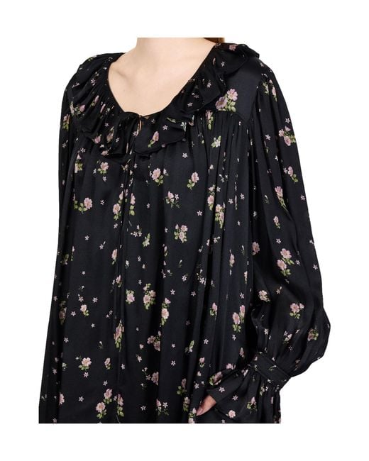 Chloé Black Long-Sleeved Mini Dress
