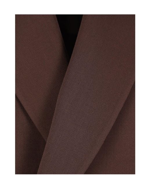 Lardini Brown Double Breasted Long Sleeved Jacket for men