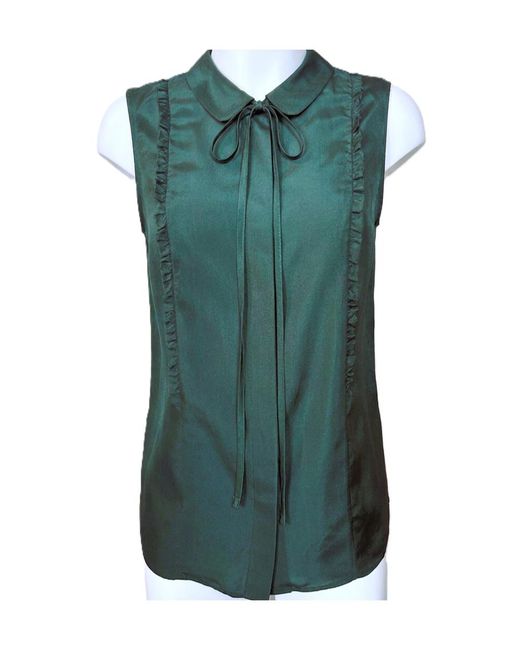 N°21 Green Sleeveless Shirt