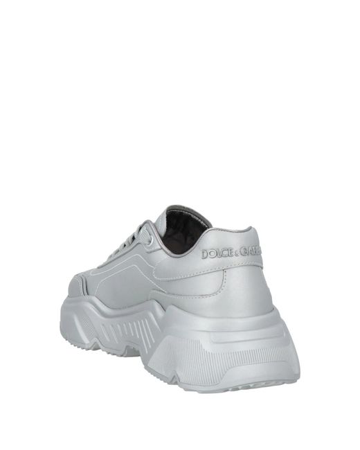 Dolce & Gabbana Gray Solid Color Sneakers
