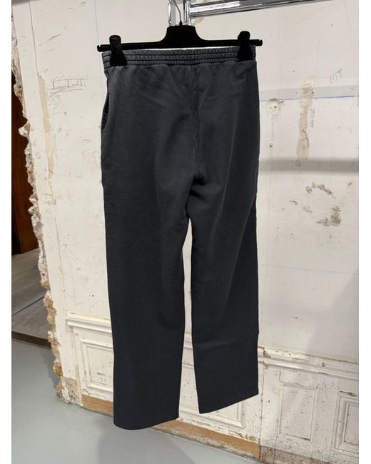 Balenciaga Black Baggy Cursive Wide-Leg Pants for men