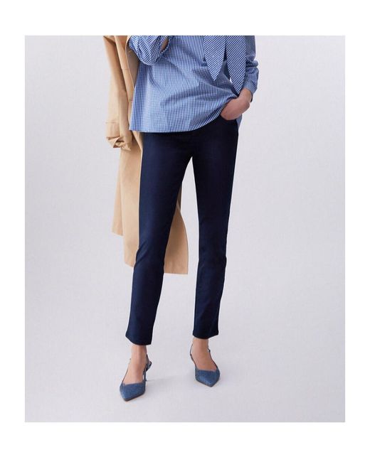 Liu Jo Blue Cotton Trousers
