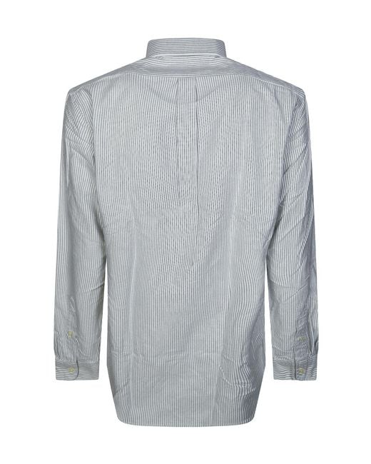 Polo Ralph Lauren Gray Long-Sleeved Shirt for men