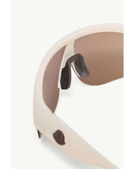 Moncler Brown Myrr Oval Sunglasses for men