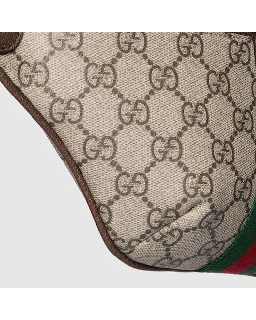 Gucci Gray Ophidia Small Belt Bag for men
