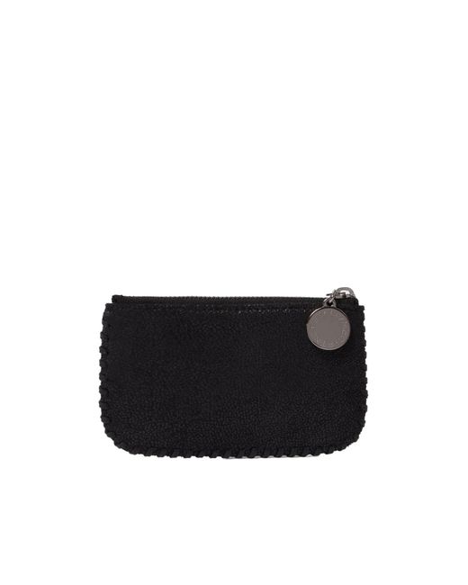 Stella McCartney Black Falabella Zipped Cardholder