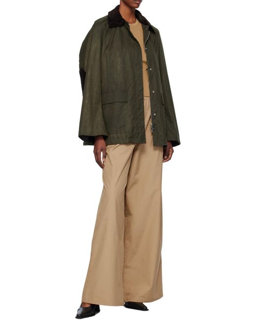 Totême  Green Totême Collared Pocket Detailed Jacket