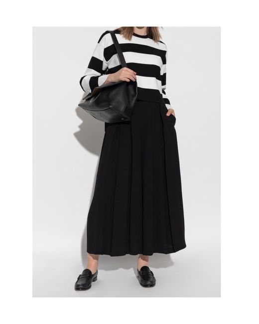 Max Mara Black Striped T-Shirt