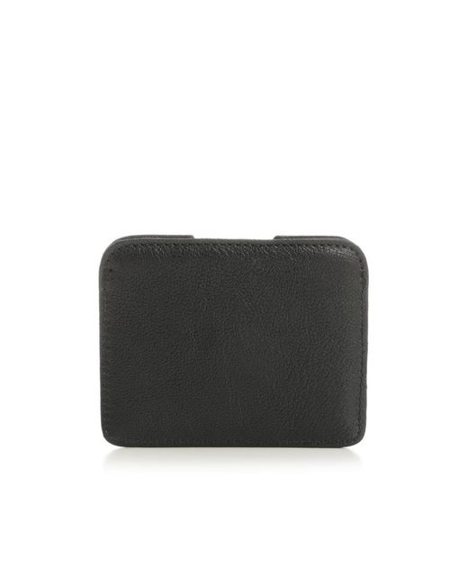 Vivienne Westwood Black Logo-Plaque Card Holder