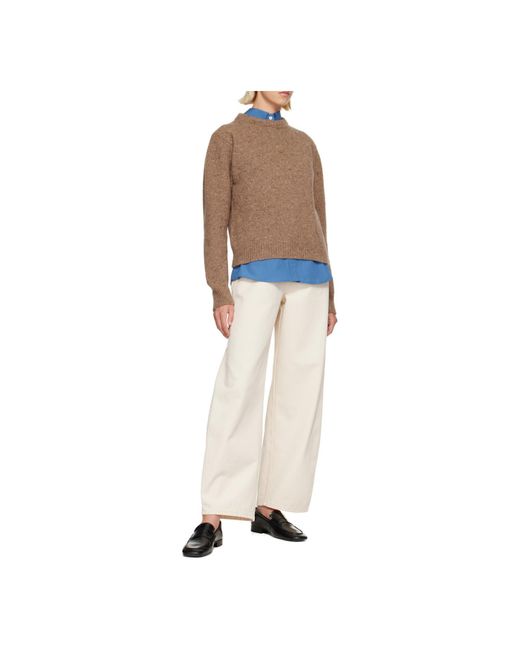 Rohe Brown Crew-Neck Sweater