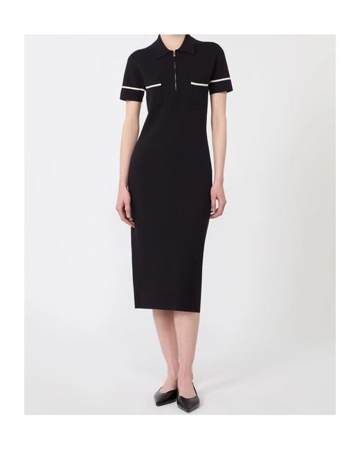 Max Mara Black Short Sleeve Dress