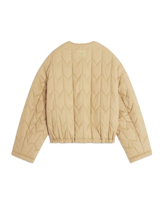 Maison Kitsuné Natural Maison Kitsuné Quilted Jacket