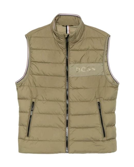 Boss Green Logo Padded Gilet for men