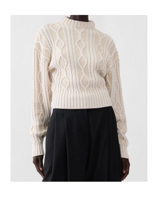 Jacquemus White The Amelo Knit Jumper