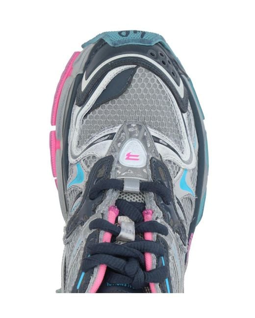 Balenciaga Blue Runner Lace-Up Sneakers