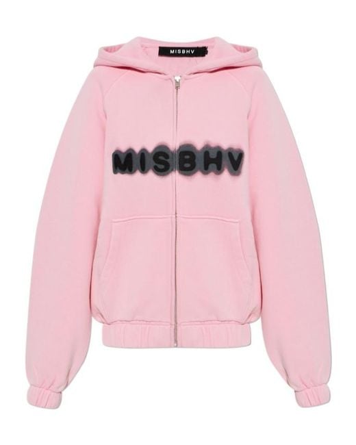 M I S B H V Pink Zip-Throughs