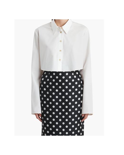 Khaite White Fritz Top