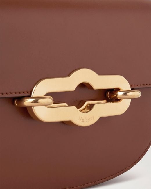 Mulberry Brown Small Pimlico Leather Satchel Bag