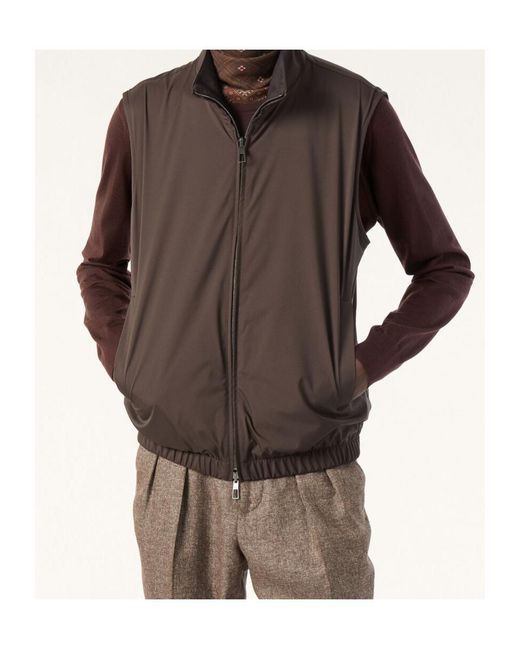 Loro Piana Brown Vest for men