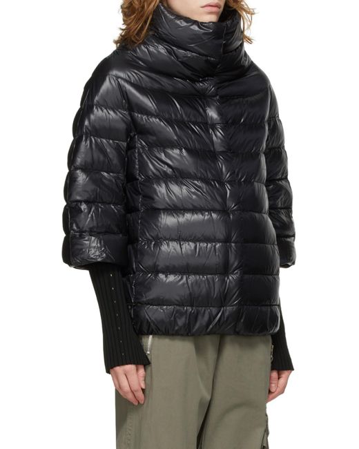 Herno Black Aminta Short Down Jacket