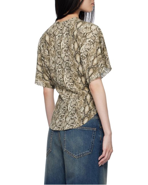 Isabel Marant Natural Karlit Top
