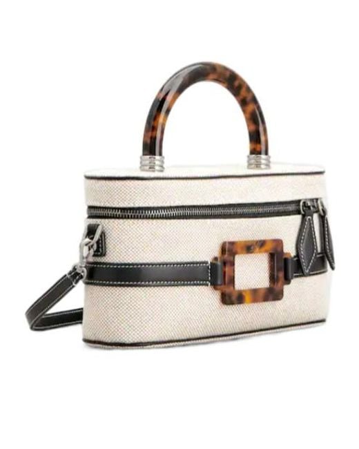 Roger Vivier Metallic Zipped Handbag