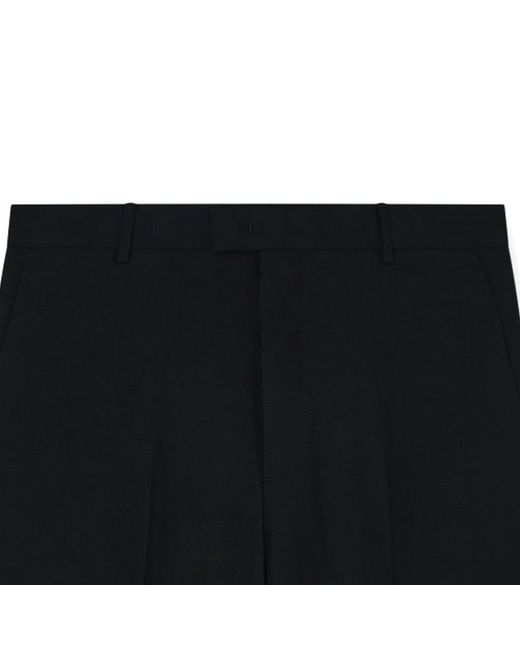 Emporio Armani Black Belt Loops For Formal Dress Pants for men