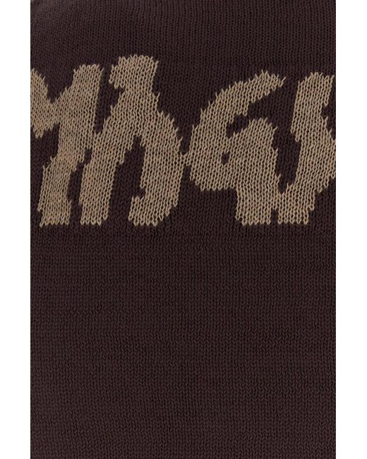Magliano Brown Grampa Logo Cardigan for men