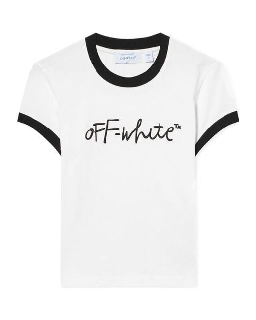 Off-White c/o Virgil Abloh White Crewneck Short-Sleeved T-Shirt