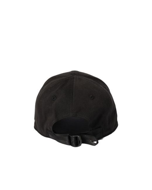 C P Company Black Logo Baseball Cap for men