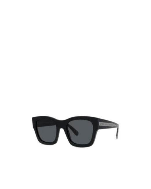 Stella McCartney Black Eyewear Square Frame Sunglasses