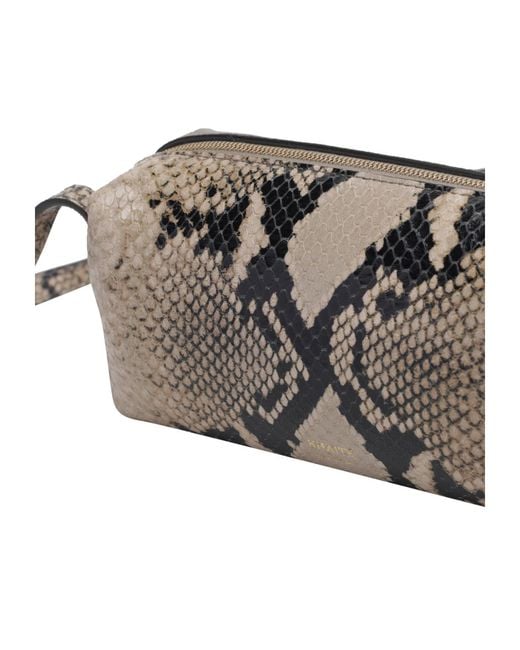 Khaite Gray Kye Mini Crossbody Shoulder Bag
