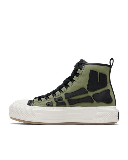 Amiri Brown Skel Court Hi High-Top Casual Sneakers for men