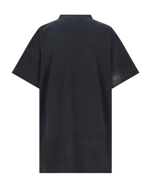 Balenciaga Black 3B Sport Icon Oversized T-Shirt for men