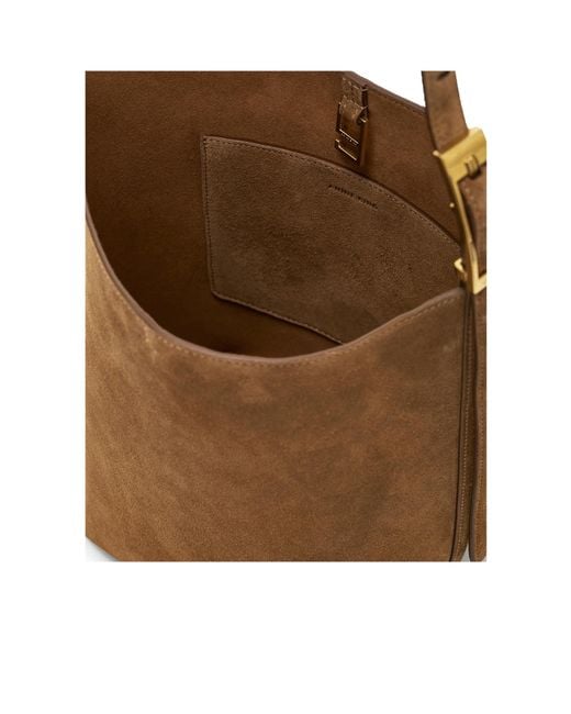 Anine Bing Brown Elly Mini Shoulder Bag