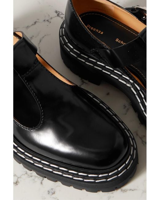 Proenza Schouler Black Mary Jane Loafers