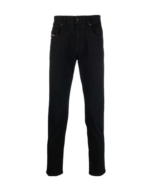 DIESEL Black 2019 D Strukt Slim Fit Jeans for men