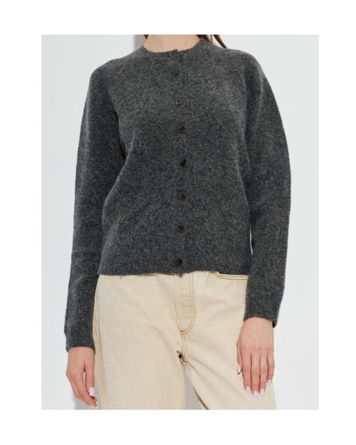 A.P.C. Gray Long-Sleeve Cardigan
