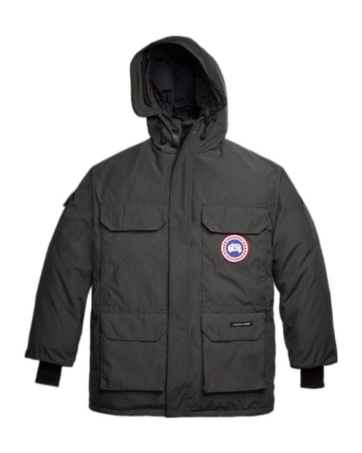 Canada Goose Black Expedition Hooded Jacket for men