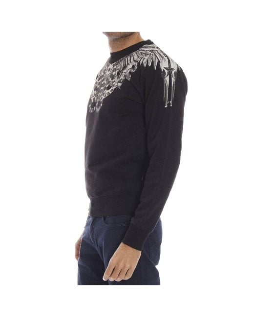 Just Cavalli Blue Printed Sweater for men