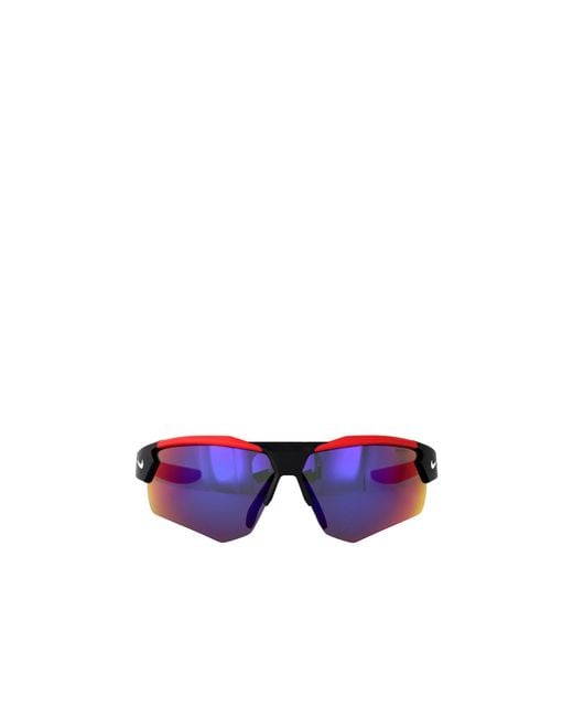 Nike Purple Cloak Duo Rectangle Frame Sunglasses for men