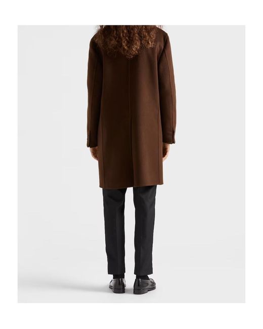 Prada Black Concealed-Fly Trousers for men