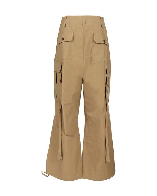 P.A.R.O.S.H. Natural Cargo Pants