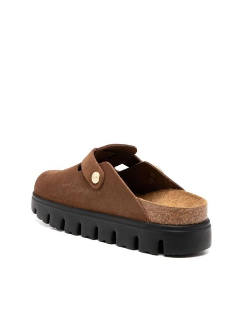 Birkenstock Brown Boston Slip-On Mules for men