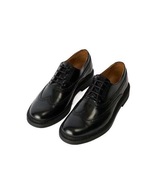 Our Legacy Black Leather Lace-Up Oxford Shoes for men