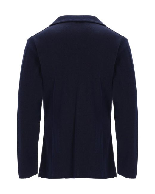 Lardini Blue Two-Button Patch-Pocket Blazer for men