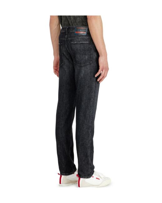 DIESEL Gray Regular Jeans 2023 D-Finitive 09P79 for men