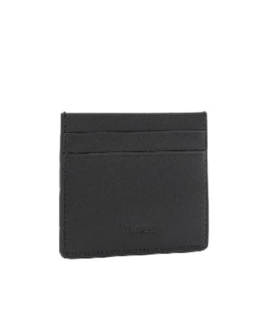 Jil Sander Black Logo Embossed Cardholder for men