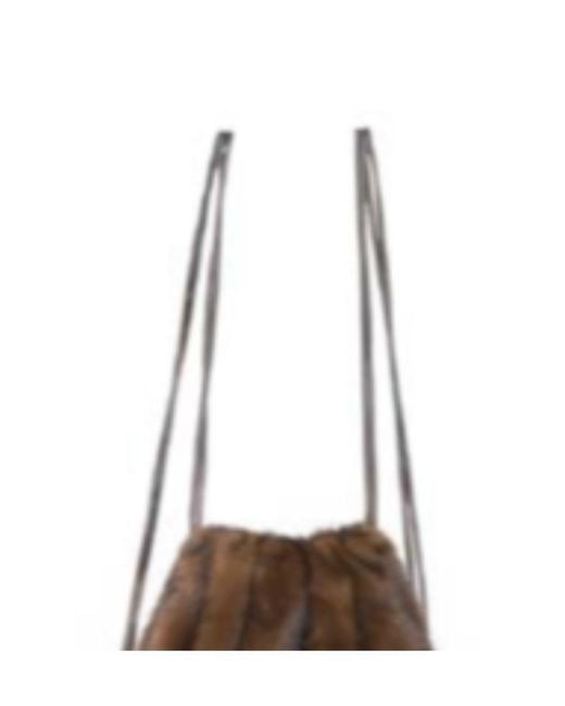 Simonetta Ravizza Brown Logo Backpack