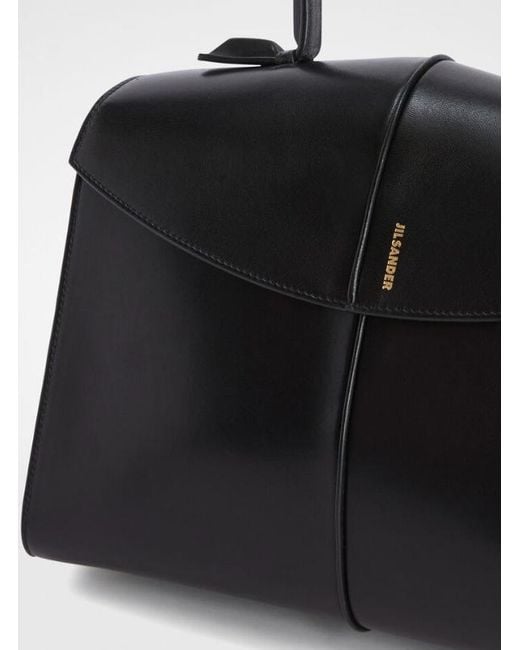 Jil Sander Black Linea Medium Handbag